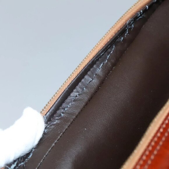 LOUIS VUITTON Monogram Vernis Van Damme Hand Bag Bronze M91125 LV Auth 134518 - Picture 11 of 16
